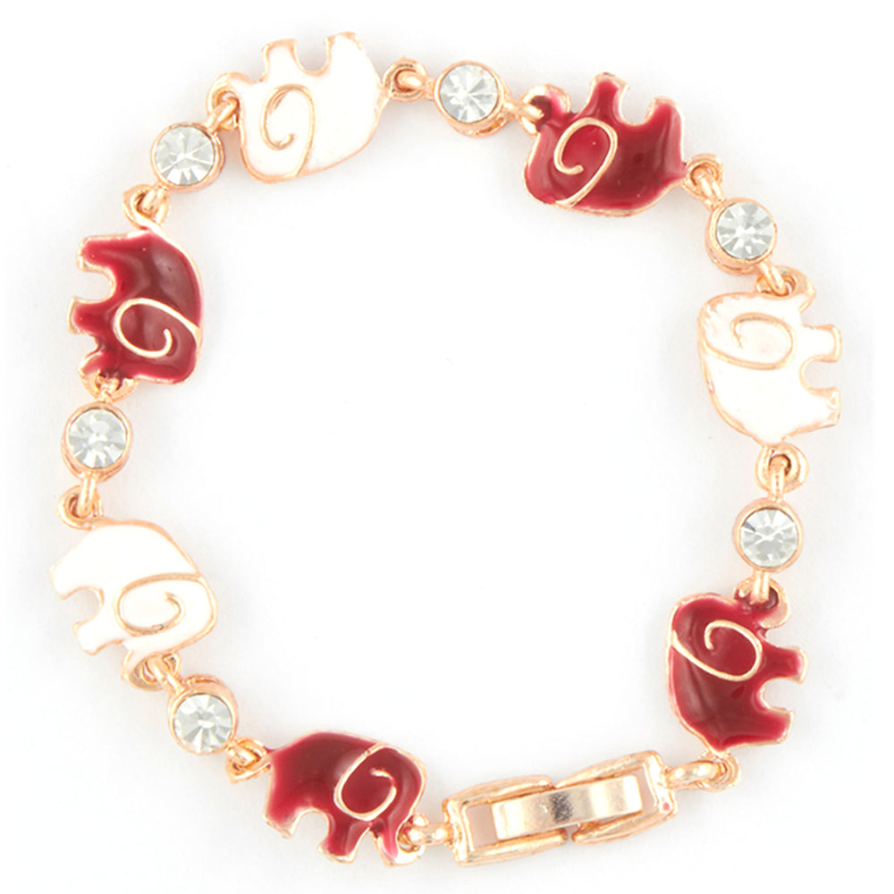 Crystal Elephant Bracelet