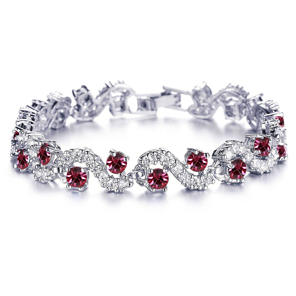 Rich Royal Black Crystals Bracelet