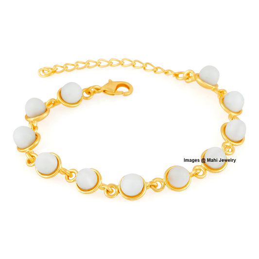 Ethereal White Monalisa Bracelet
