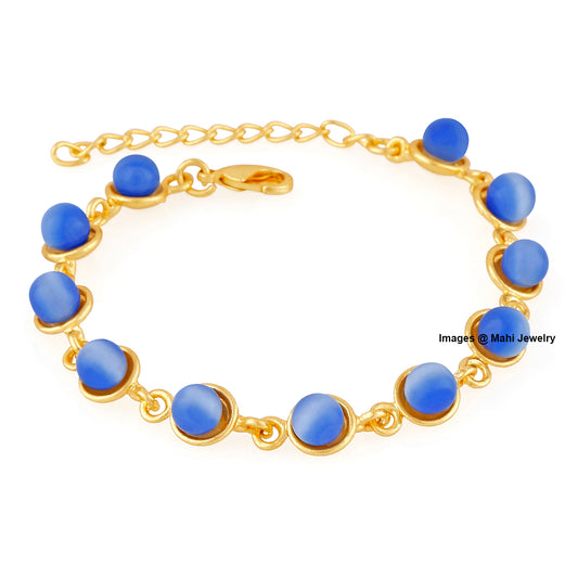 Graceful Blue Cats eye Bracelet