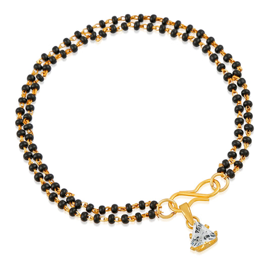 Exquisite Solitaire CZ Mangalsutra Bracelet