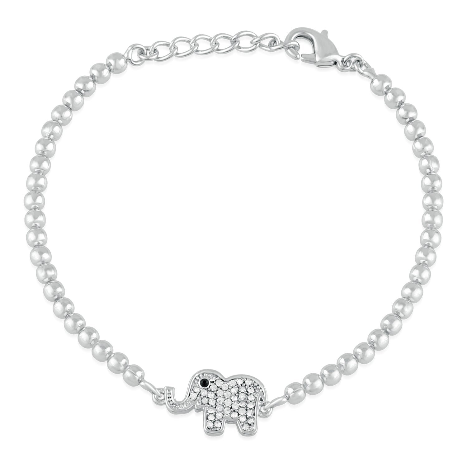 Majestic Elephant Crystal Bracelet