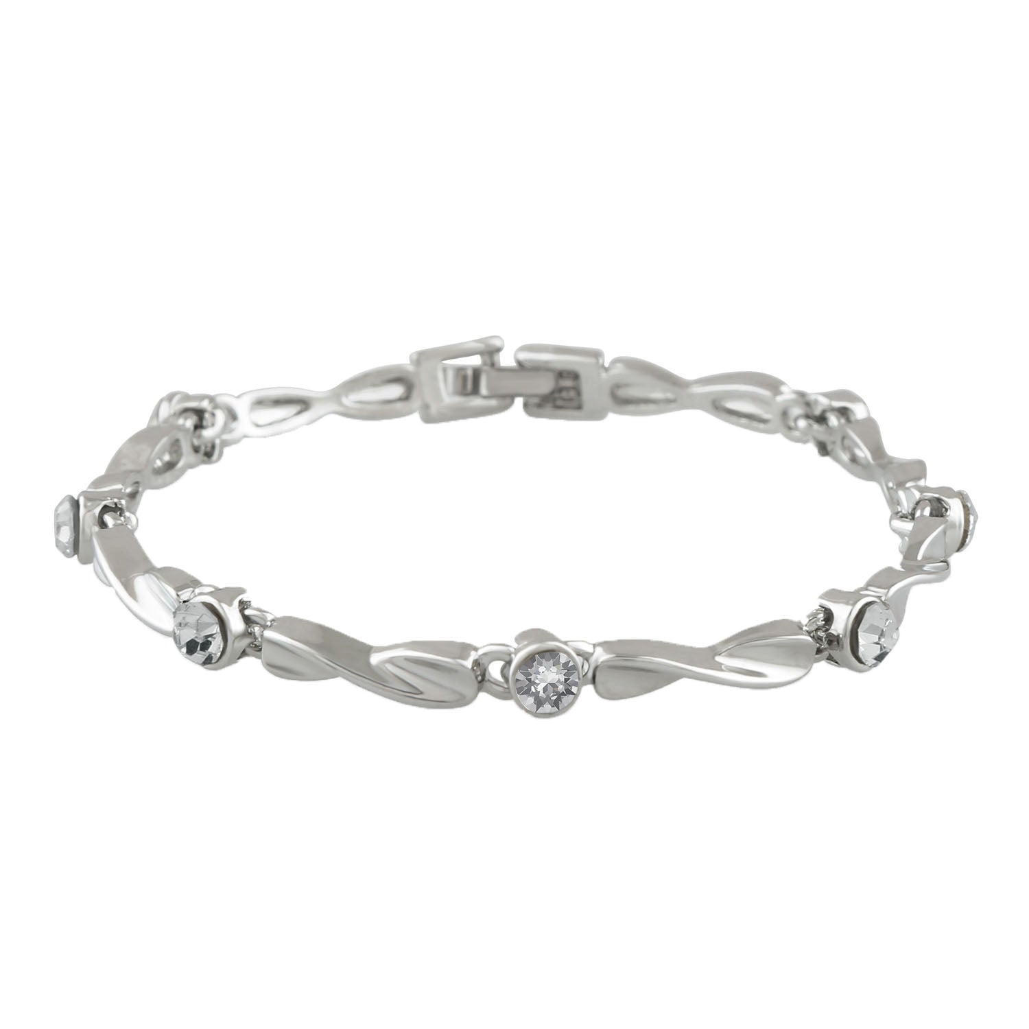 Delicate White Crystal Bracelet