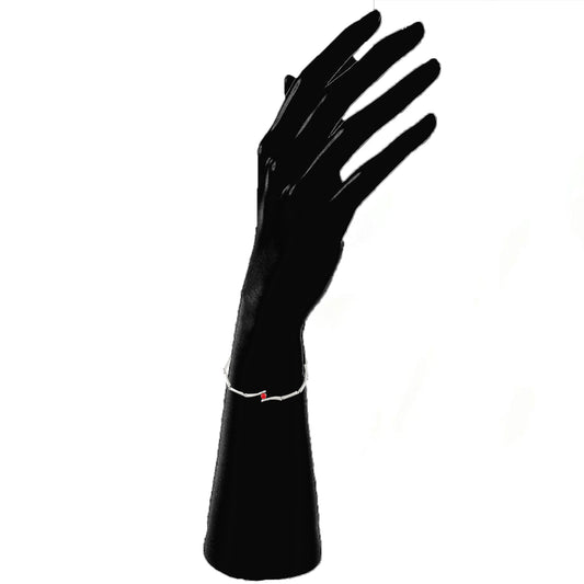 Pink Solitaire Crystal Bracelet