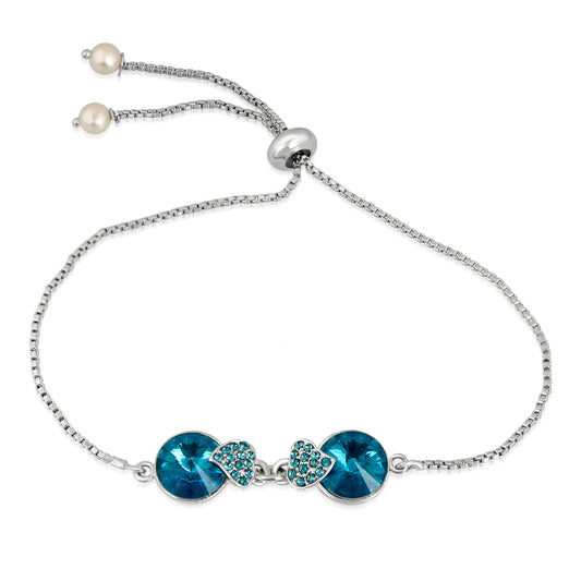 Trendy Designer Adjustable Crystal Bracelet