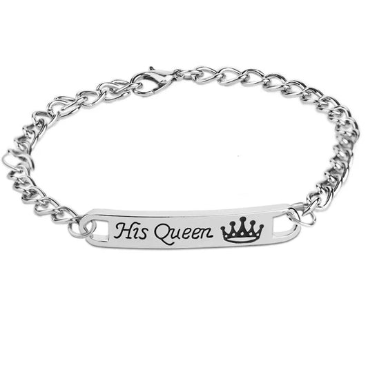 His Queeen Bracelet Valentine gift