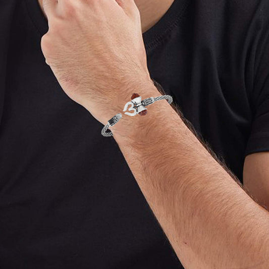 Trishul Damroo Designer Unisex Cuff Kada Bracelet