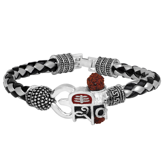 Om Shiva Trishul Om Shiva DamrooKada Bracelets