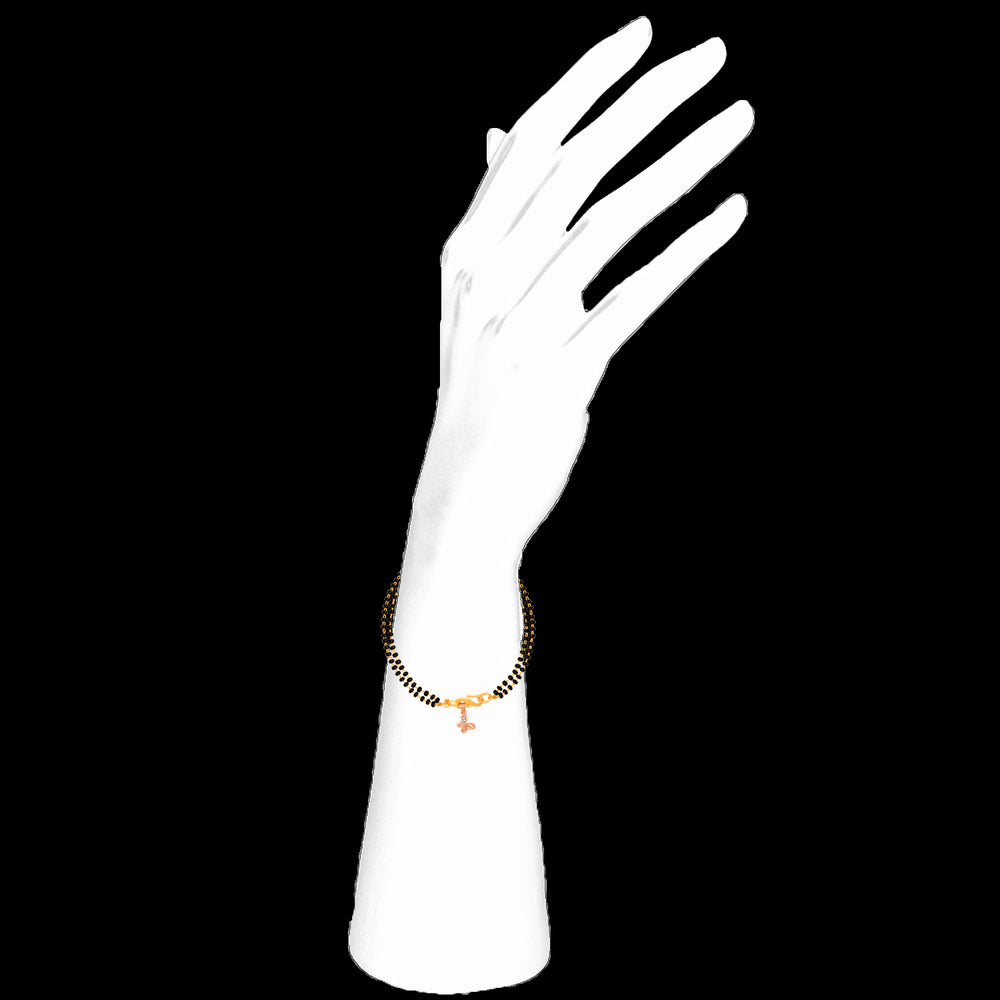 Butterfly Charm Mangalsutra Bracelet