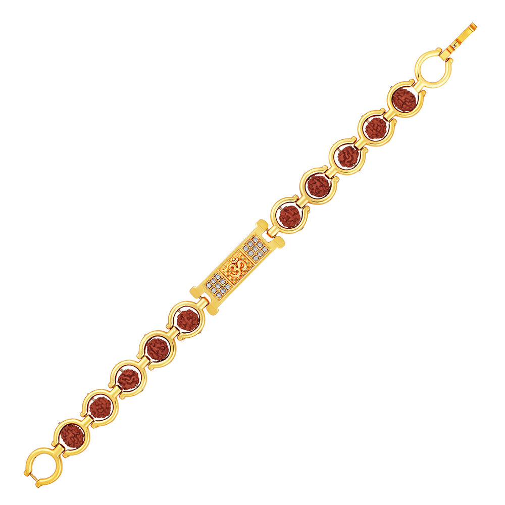 Om Rudraksha Bracelet Kada
