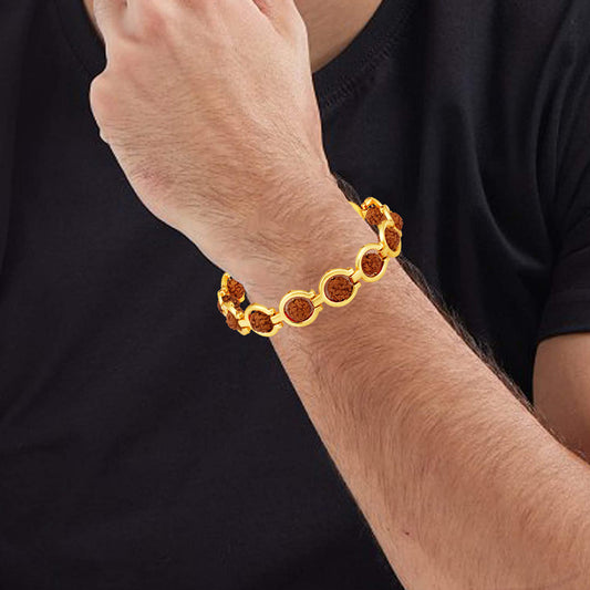 Rotating Rudraksh Bracelet