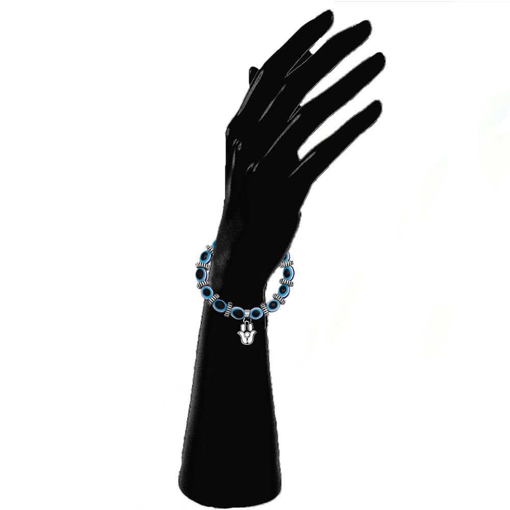 Evil Eye & Hamsa Charm Multi Style Unisex Strechable Bracelet