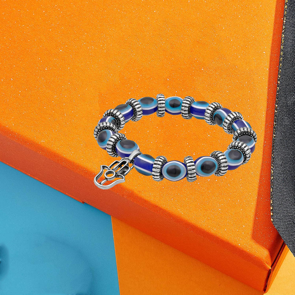 Evil Eye & Hamsa Charm Multi Style Unisex Strechable Bracelet