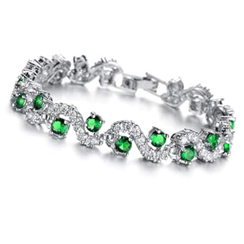 Exclusive Studded Green Bracelet