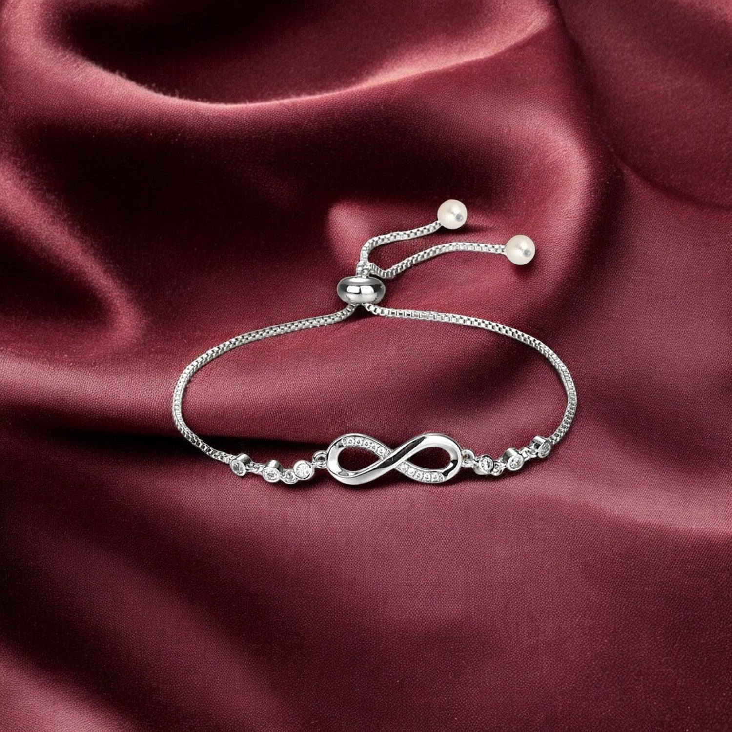 Infinity Shape Adjustable Bracelet