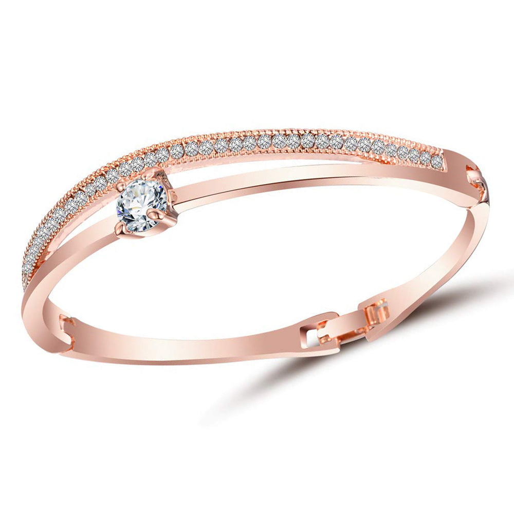 Bangle Style Beautifully Studded Kada Bracelet