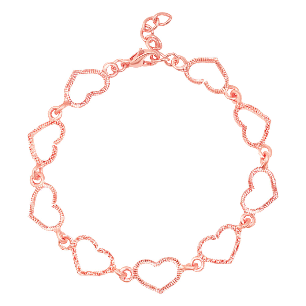 Heart Link Adjustable Bracelet