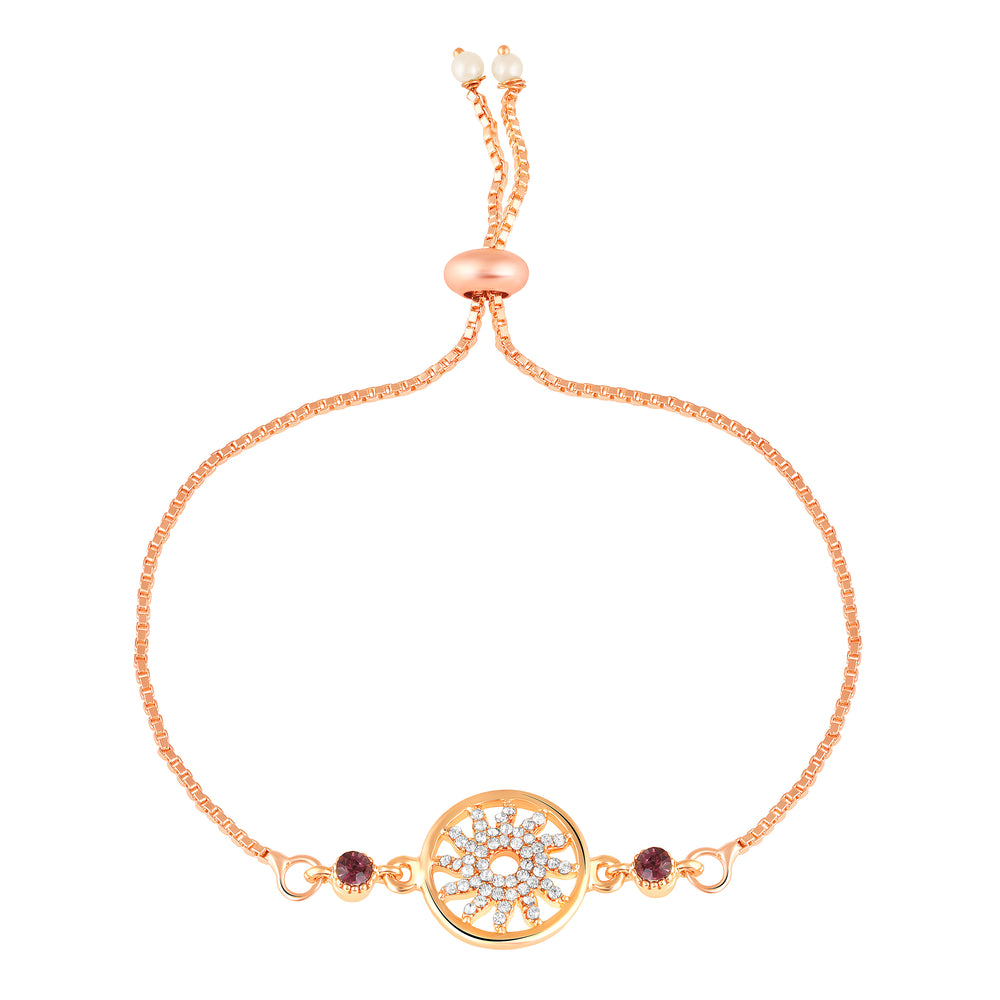 Circular Design Adjustable Bracelet