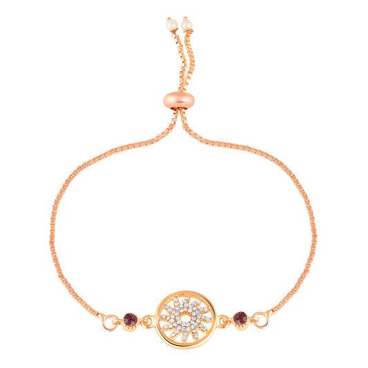 Circular Design Adjustable Bracelet