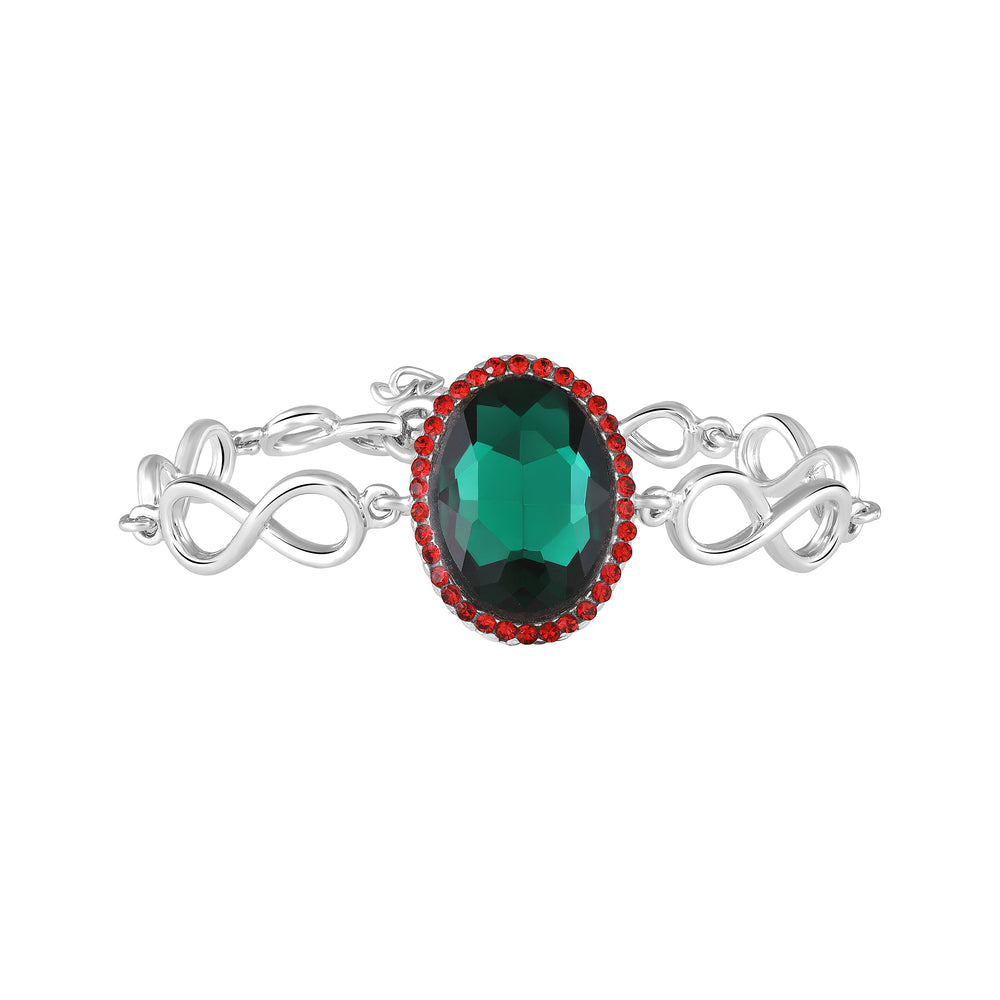 Blue Stone Studded Adjustable Bracelet