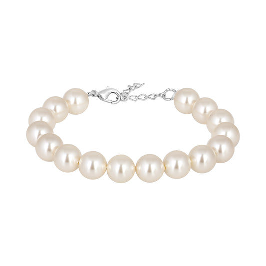 Stunning & Classy Bracelet Made with Swarovski Pearls