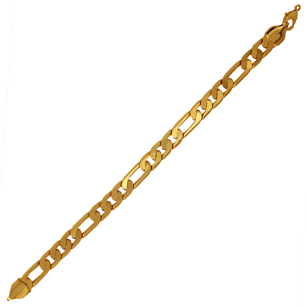 Micron Gold Plated Mens Bracelet
