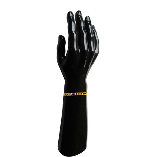 Micron Gold Plated Mens Bracelet