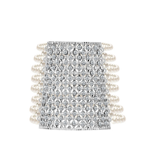 Dazzling Broad Bracelet