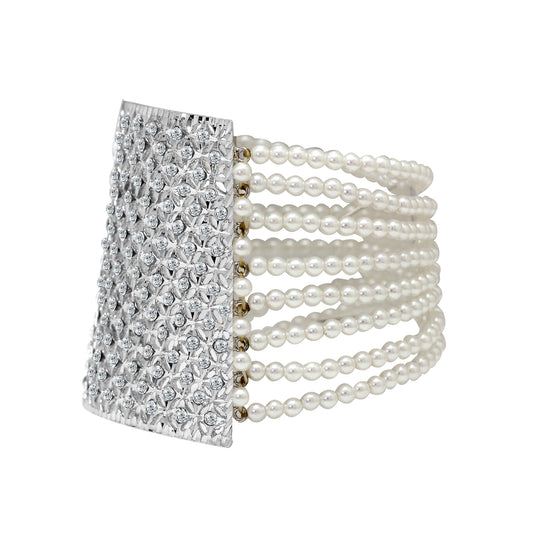 Dazzling Broad Bracelet