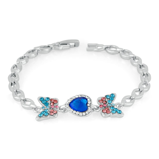 Heart and Butterfly Bracelet