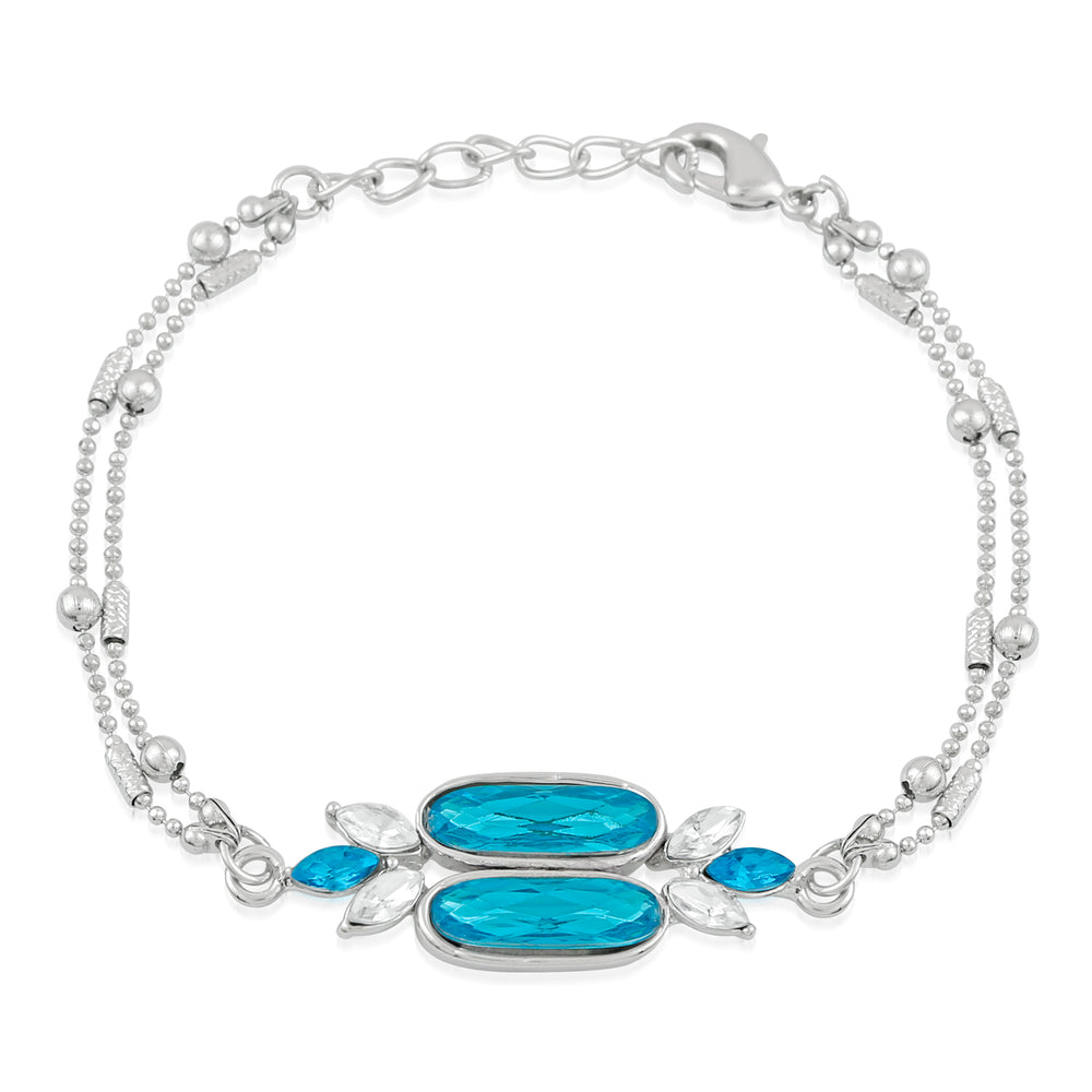 Mesmerising Solitaire Crystal Bracelet