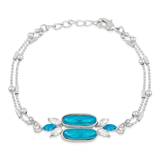 Mesmerising Solitaire Crystal Bracelet