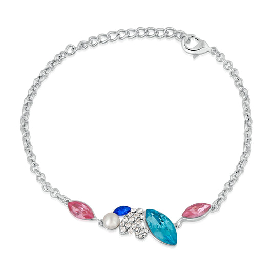 Exquisite Multicolour Crystal Adjustable Bracelet