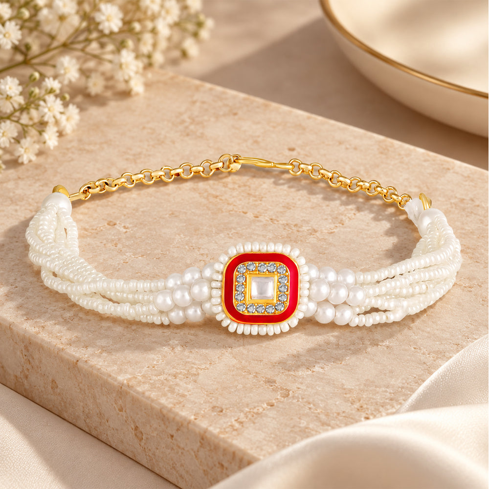 Artificial Pearls Layred Bracelet