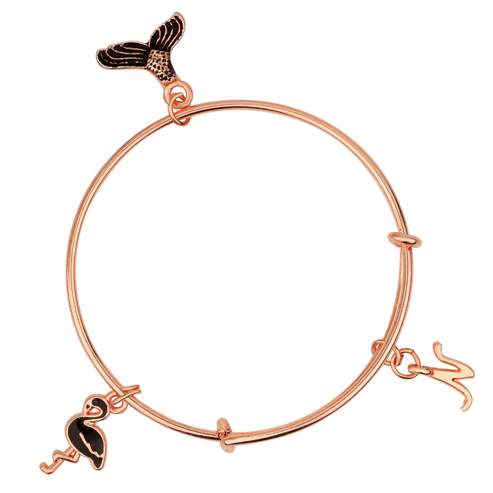 Multicolor 3 Meena Work Enamel Charms Kids Bracelets
