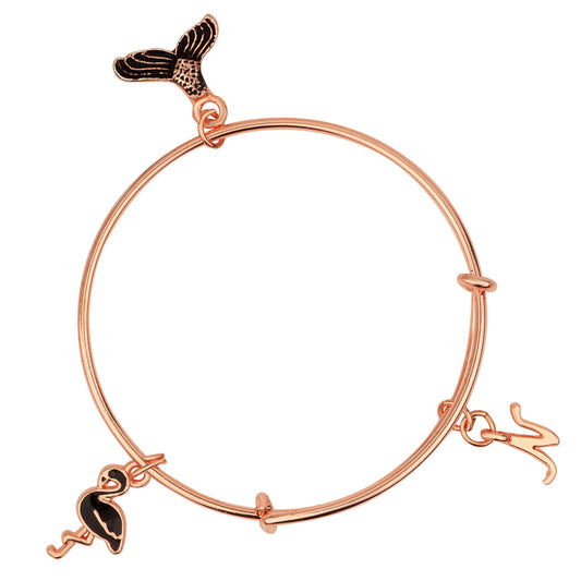 Multicolor 3 Meena Work Enamel Charms Kids Bracelets