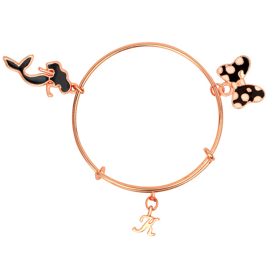 Multicolor 3 Meena Work Enamel Charms Kids Bracelets
