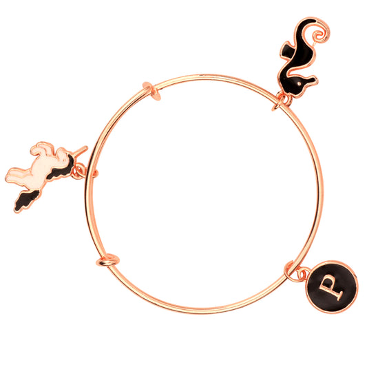 3 Colorful Meena Work Enamel Charms Kids Bracelets