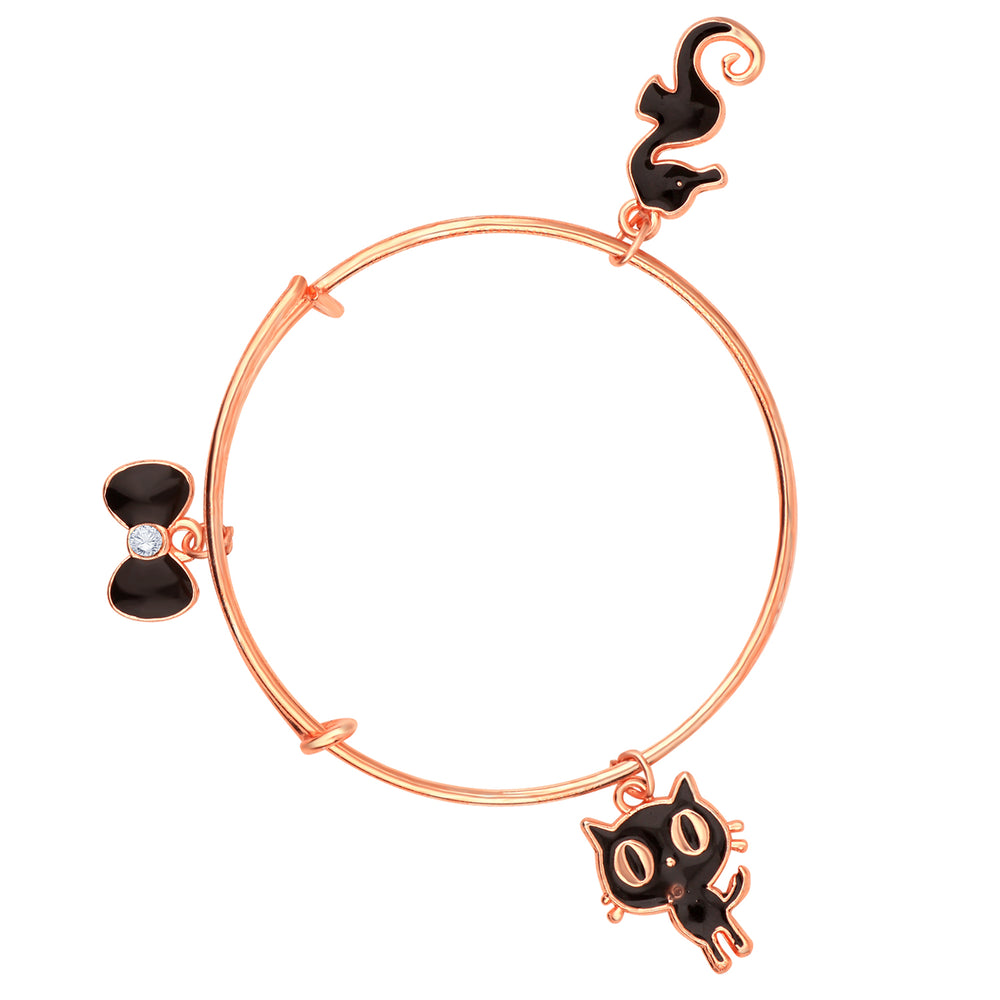 Multicolor 3 Meena Work Enamel Charms Kids Bracelets