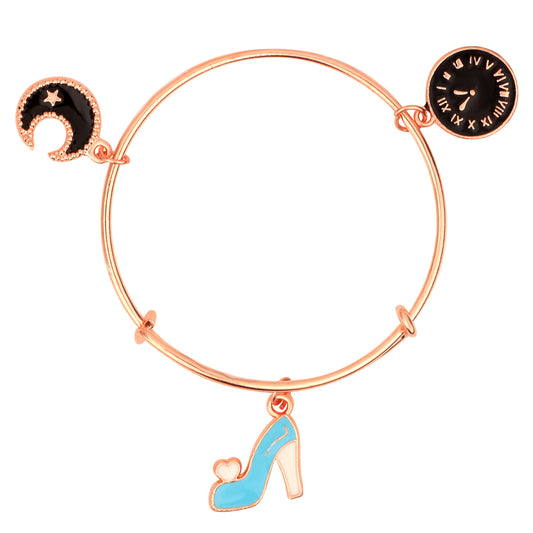 Multicolor 3 Meena Work Enamel Charms Kids Bracelets