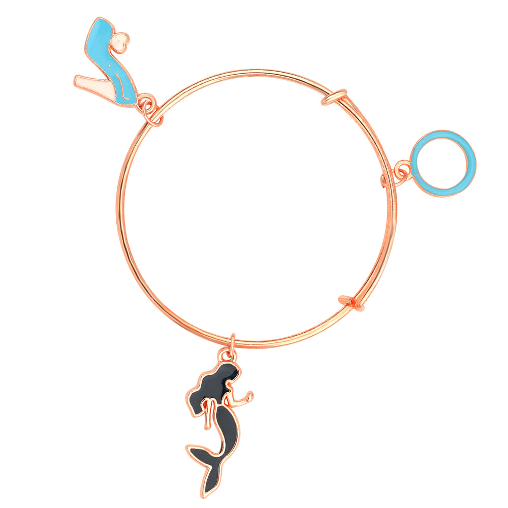 Multicolor 3 Meena Work Enamel Charms Kids Bracelets