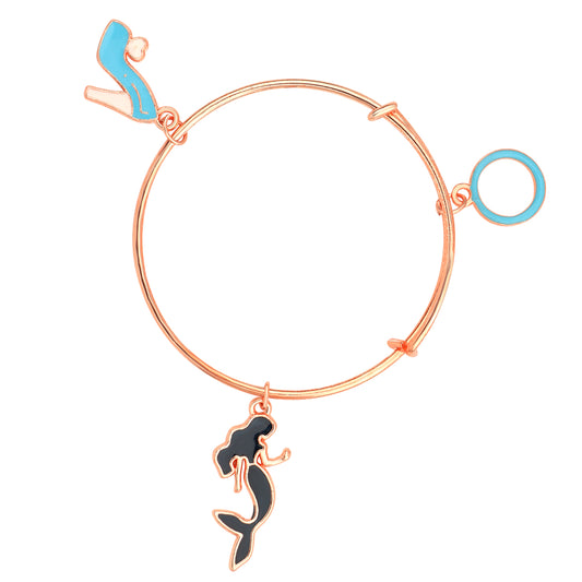 Multicolor 3 Meena Work Enamel Charms Kids Bracelets