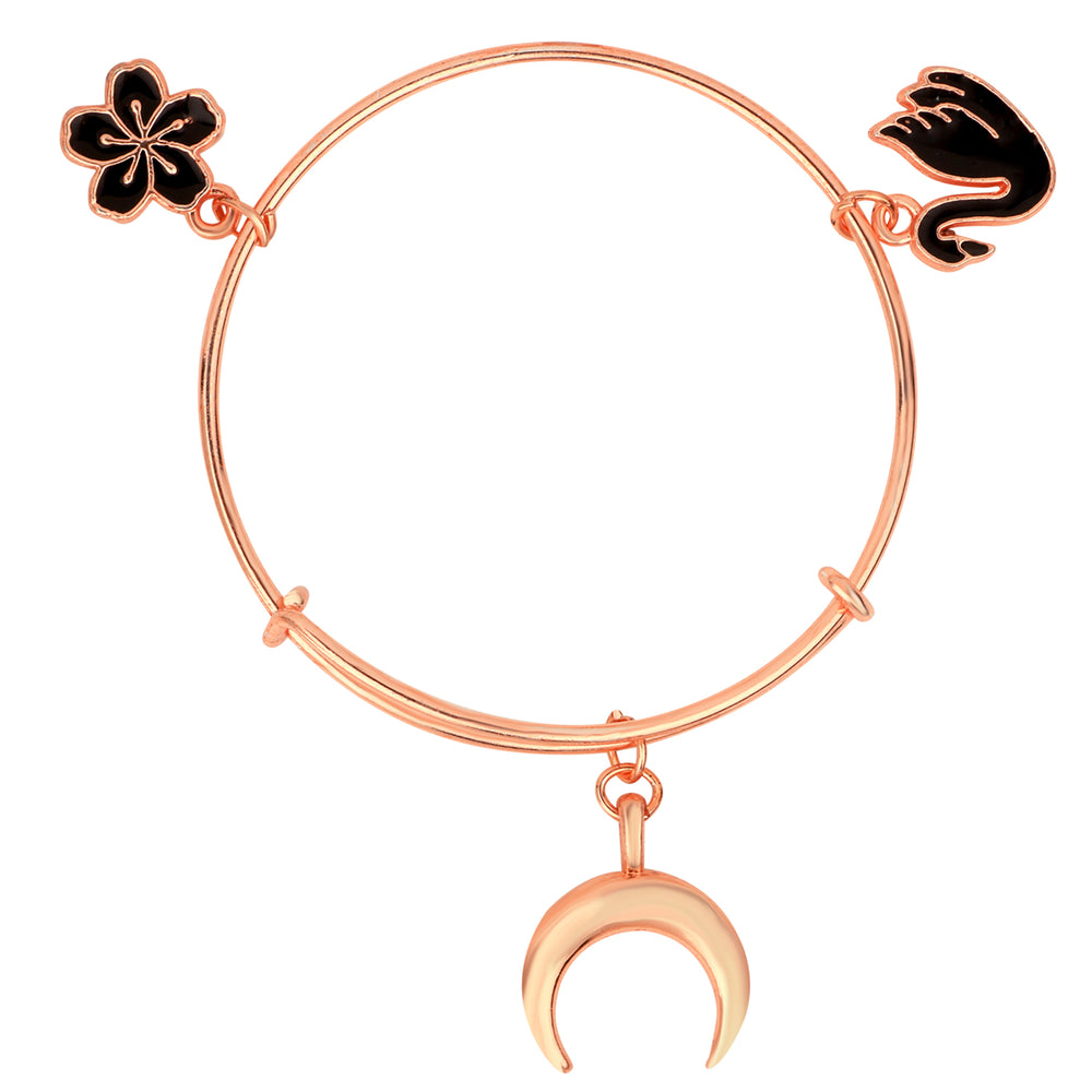 Multicolor 3 Meena Work Enamel Charms Kids Bracelets