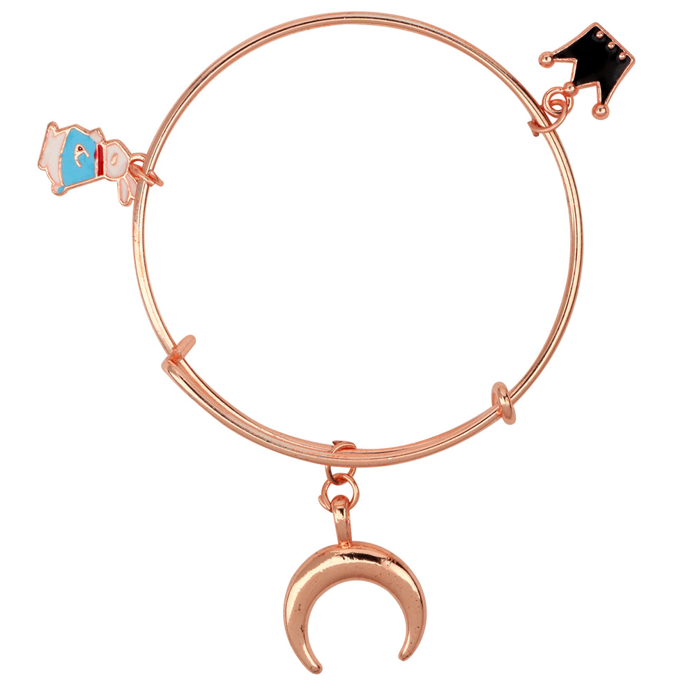 Multicolor 3 Meena Work Enamel Charms Kids Bracelets