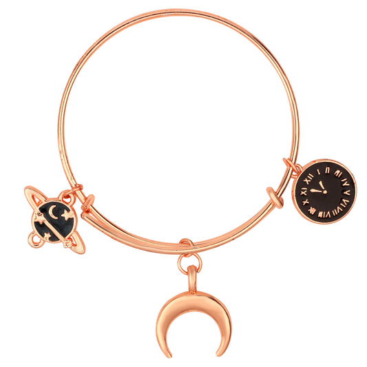 3 Colorful Meena Work Enamel Charms Kids Bracelets