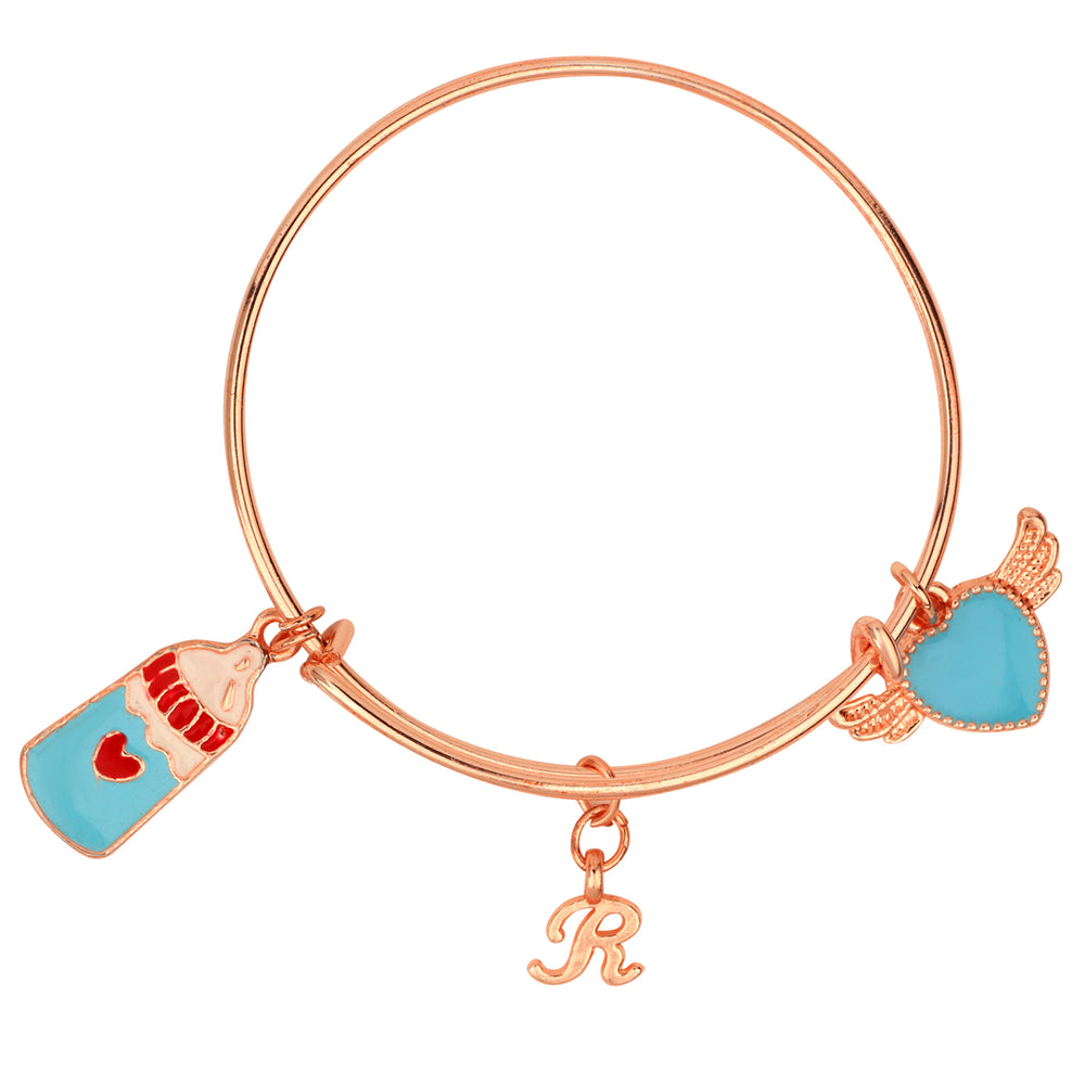 Multicolor 3 Meena Work Enamel Charms Kids Bracelets