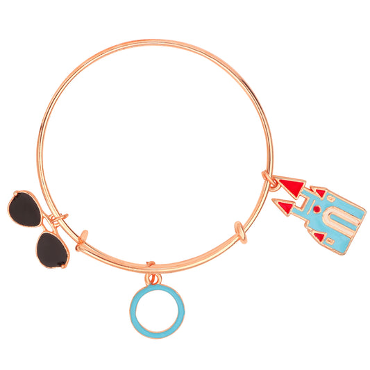 Multicolor 3 Meena Work Enamel Charms Kids Bracelets