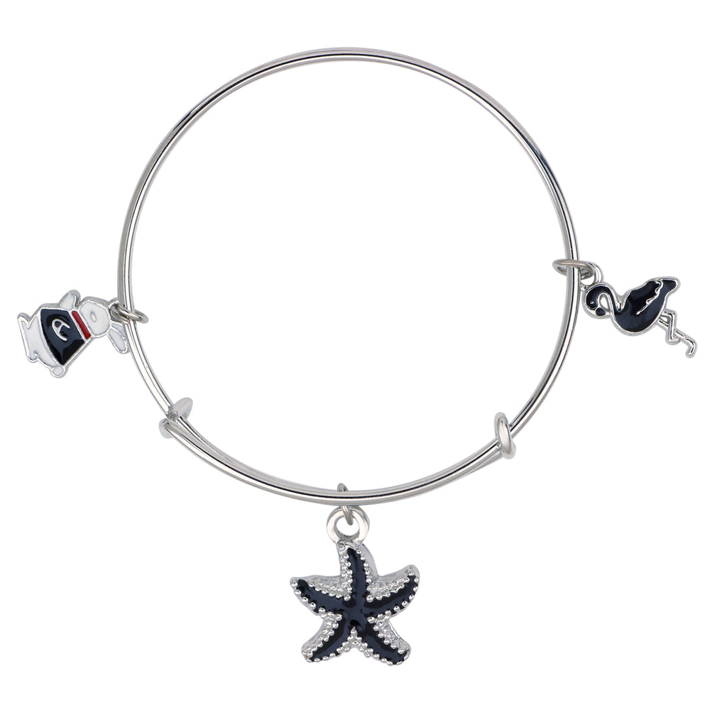 Multicolor 3 Meena Work Enamel Charms Kids Bracelets