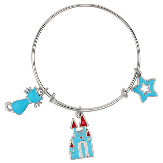 Multicolor 3 Meena Work Enamel Charms Kids Bracelets