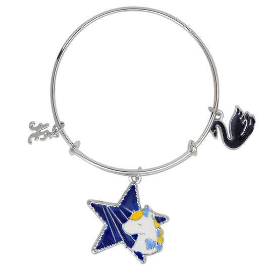 Multicolor 3 Meena Work Enamel Charms Kids Bracelets